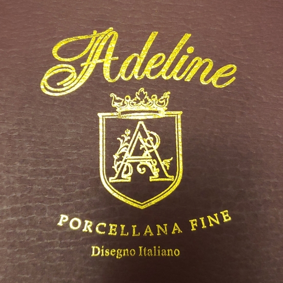 Adeline Porcelain tea cup, plate, spoon set - Picture 9 of 16